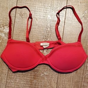 Aerie Hannah padded bra, red color,  34B